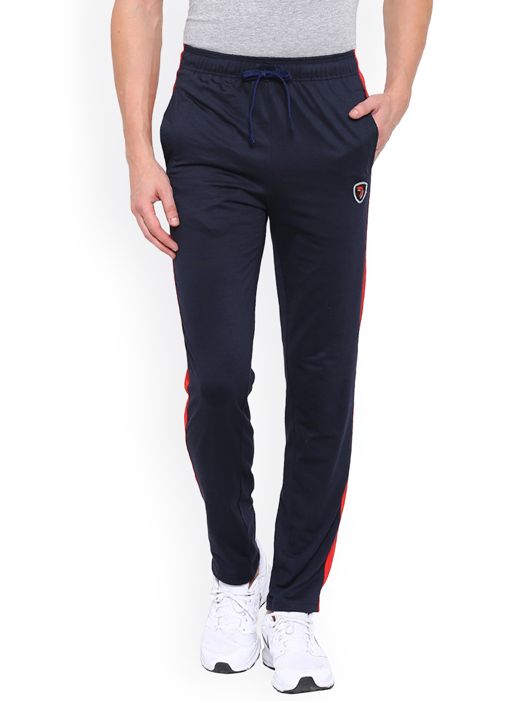 Sporto Red Men Navy Track Pants
