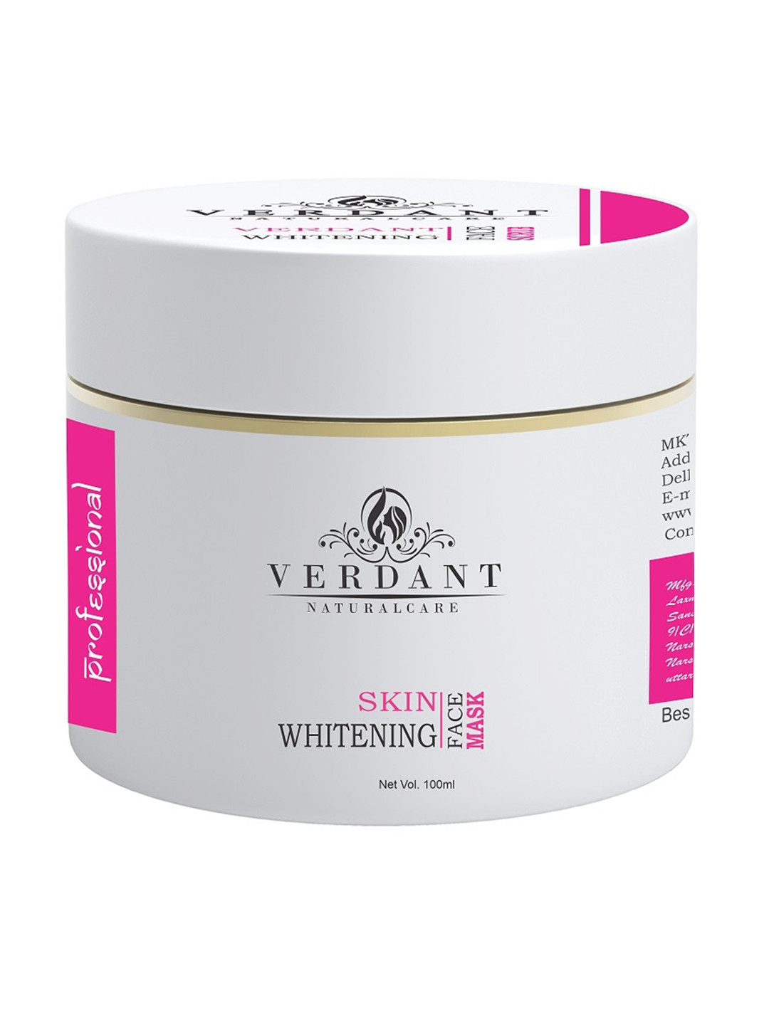 Verdant Natural Care Skin Whitening Face Mask 100 ml