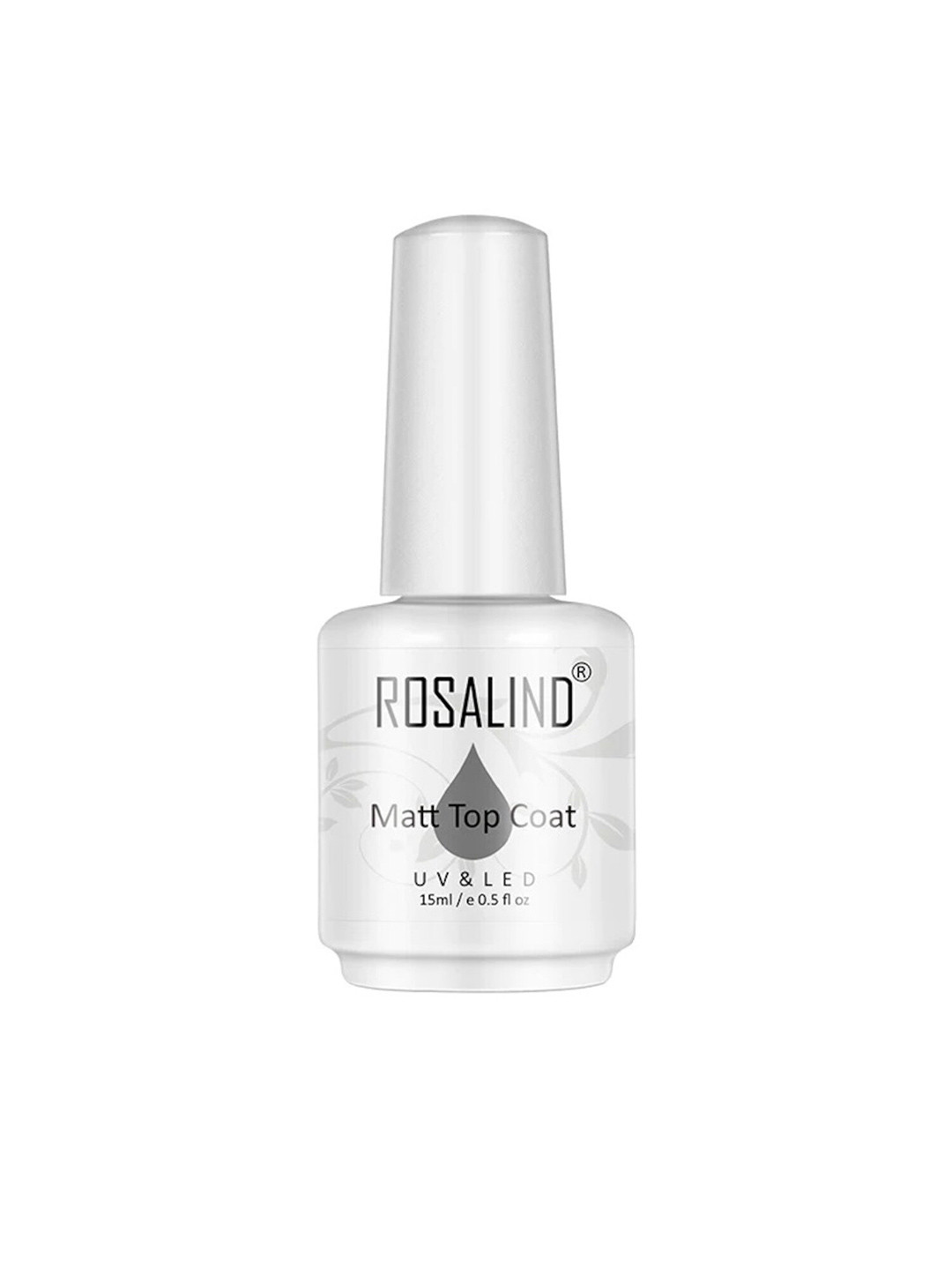 ROSALIND Bright For Nail Art Design LED/UV Lamp Matt Top Coat Gel Polish 15ml