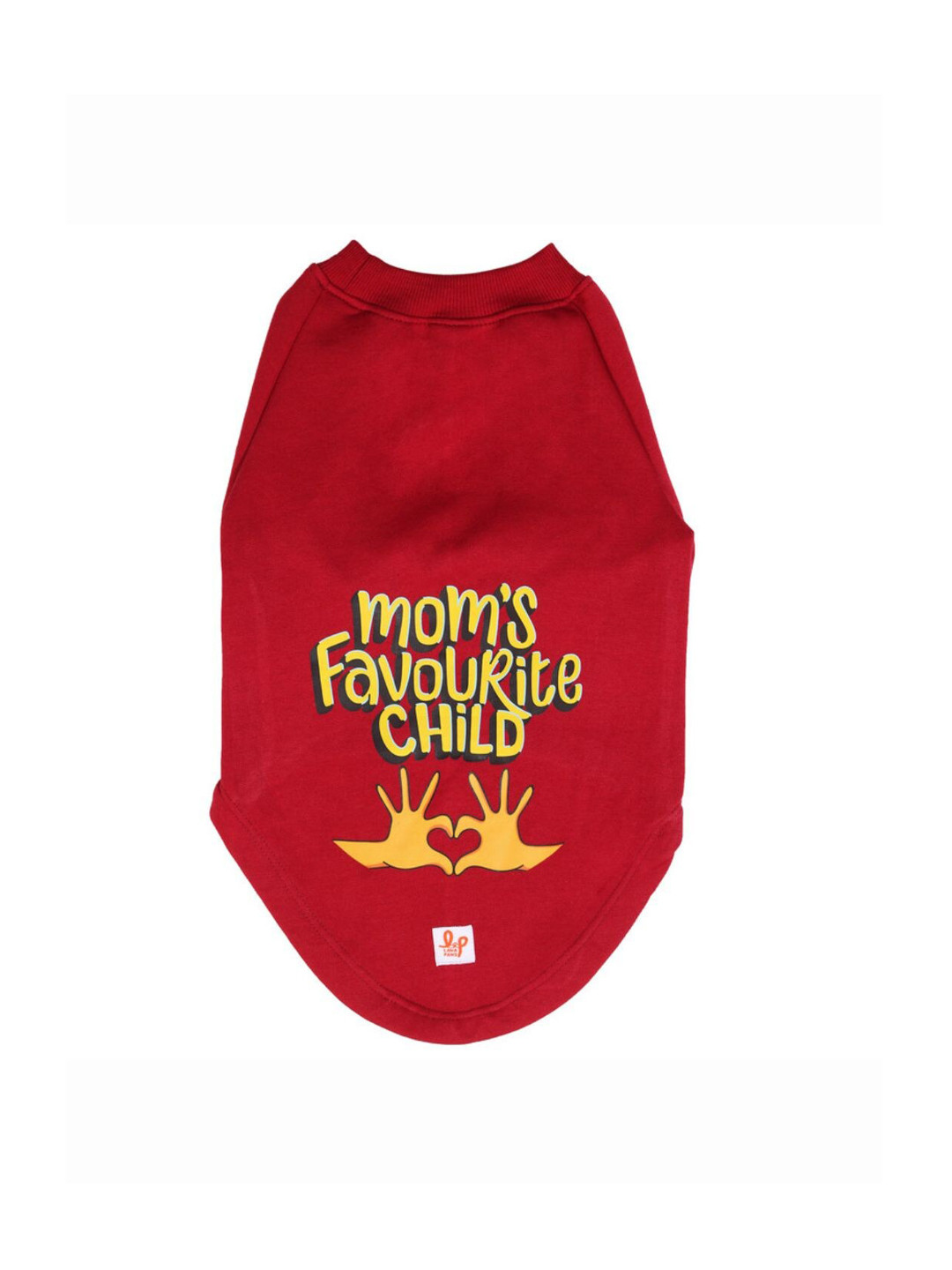 LANA PAWS Maroon Printed Dog Sweatshirts