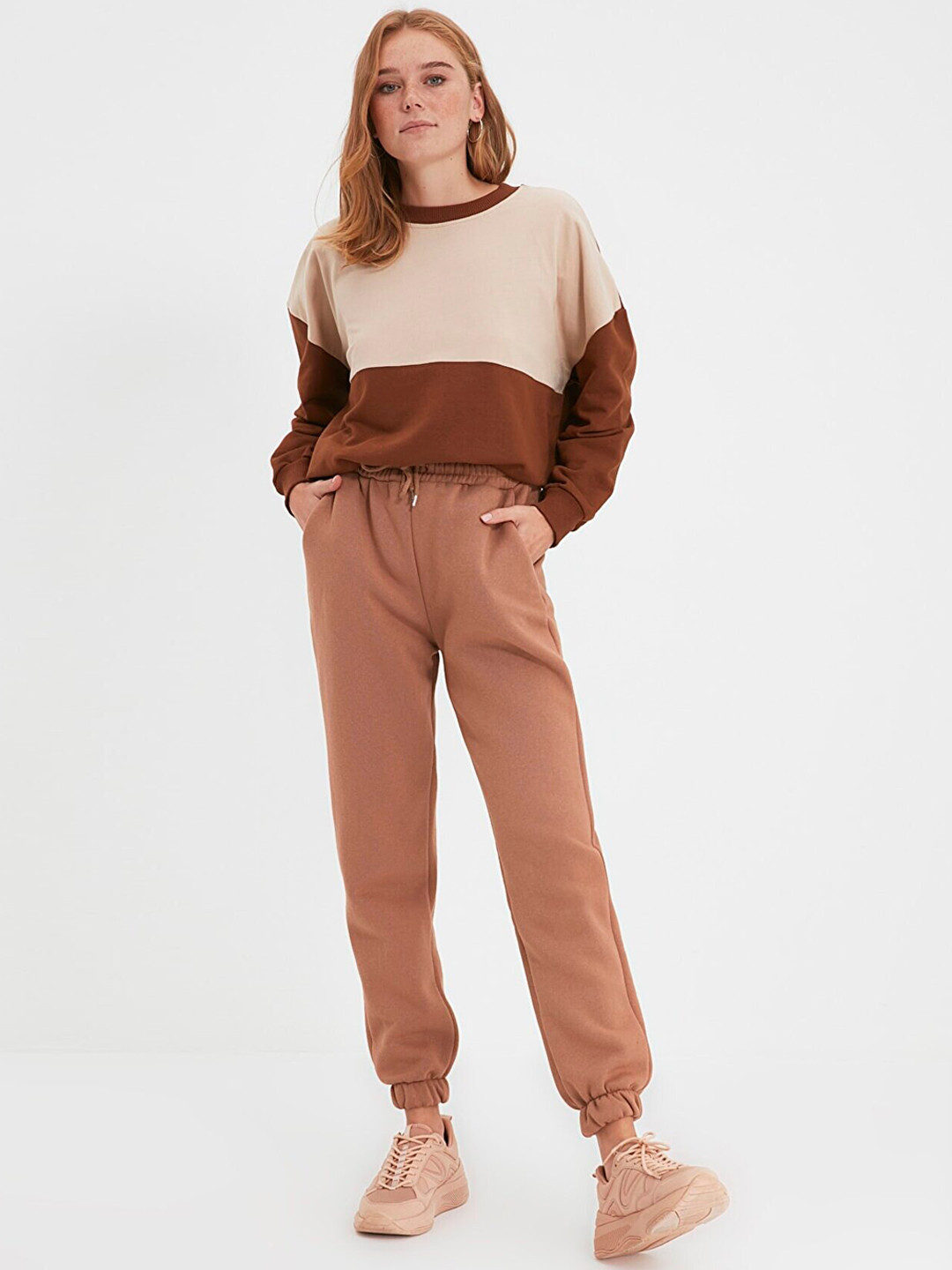 Trendyol Women Brown Joggers Trousers