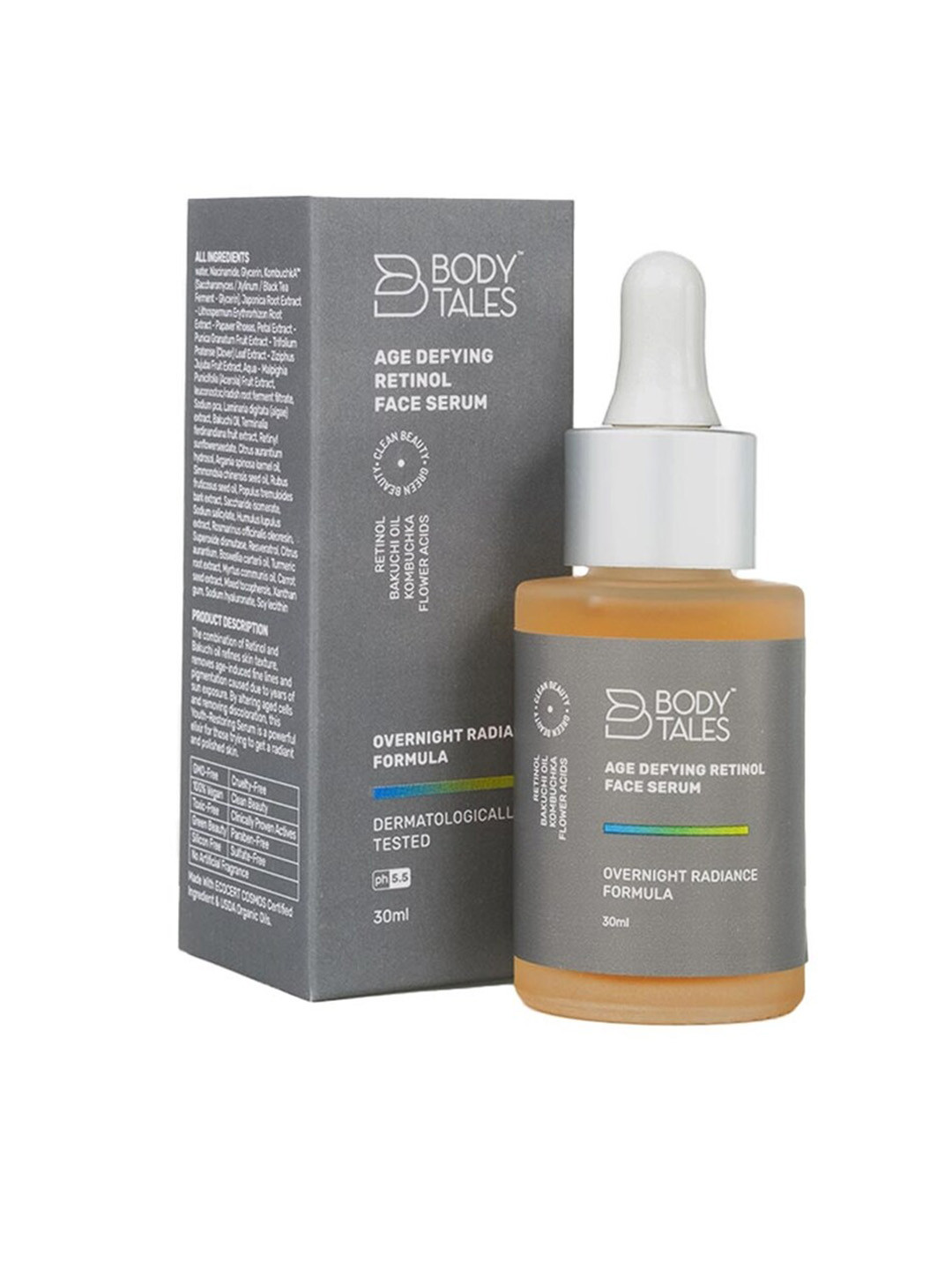 BODYTALES Transparent Age Defying Retinol Face Serum - 30 ml