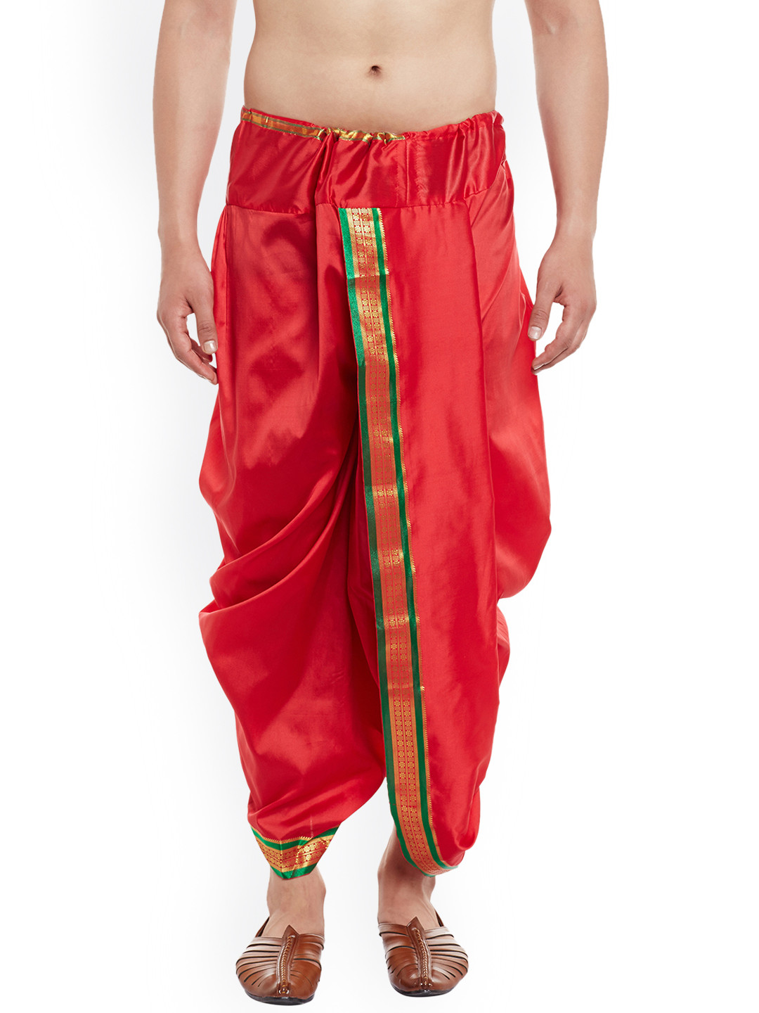 SOJANYA Red Dhoti Pants