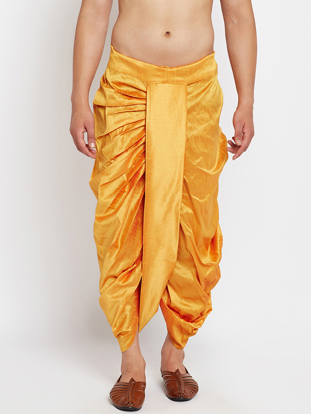 SOJANYA Mustard Yellow Dhoti Pants