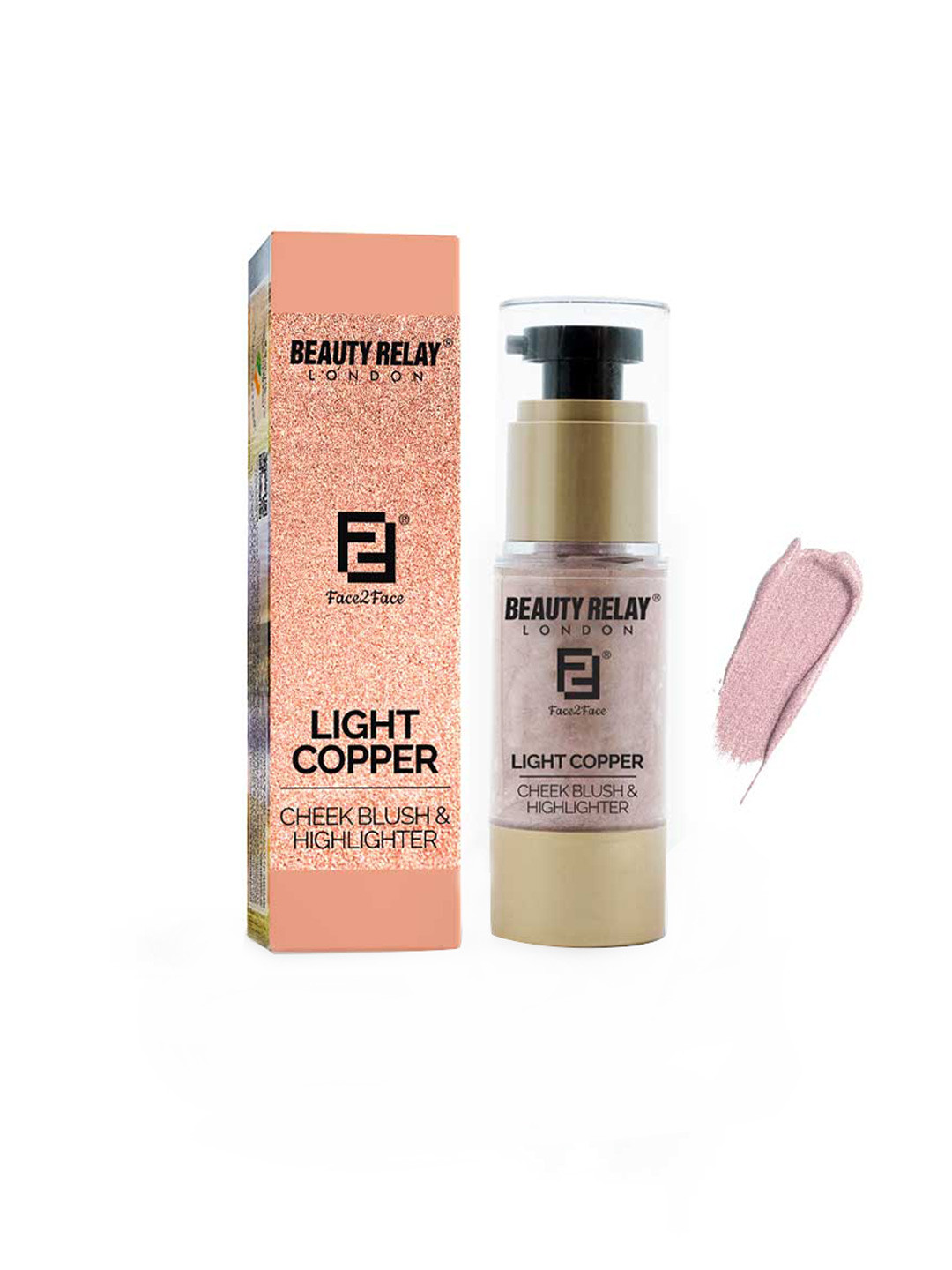 BeautyRelay London F2F Cheek Blush and Highlighter 30gm