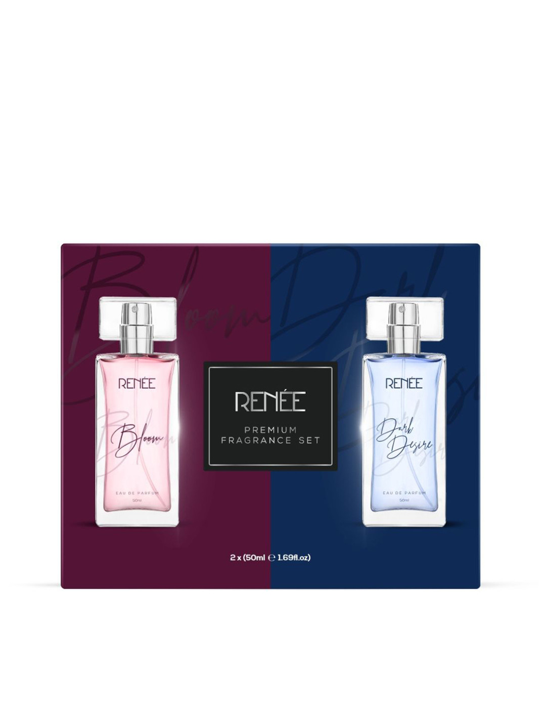 Renee Eau De Parfum Premium Fragrance Set - Bloom & Dark Desire, 50ml each