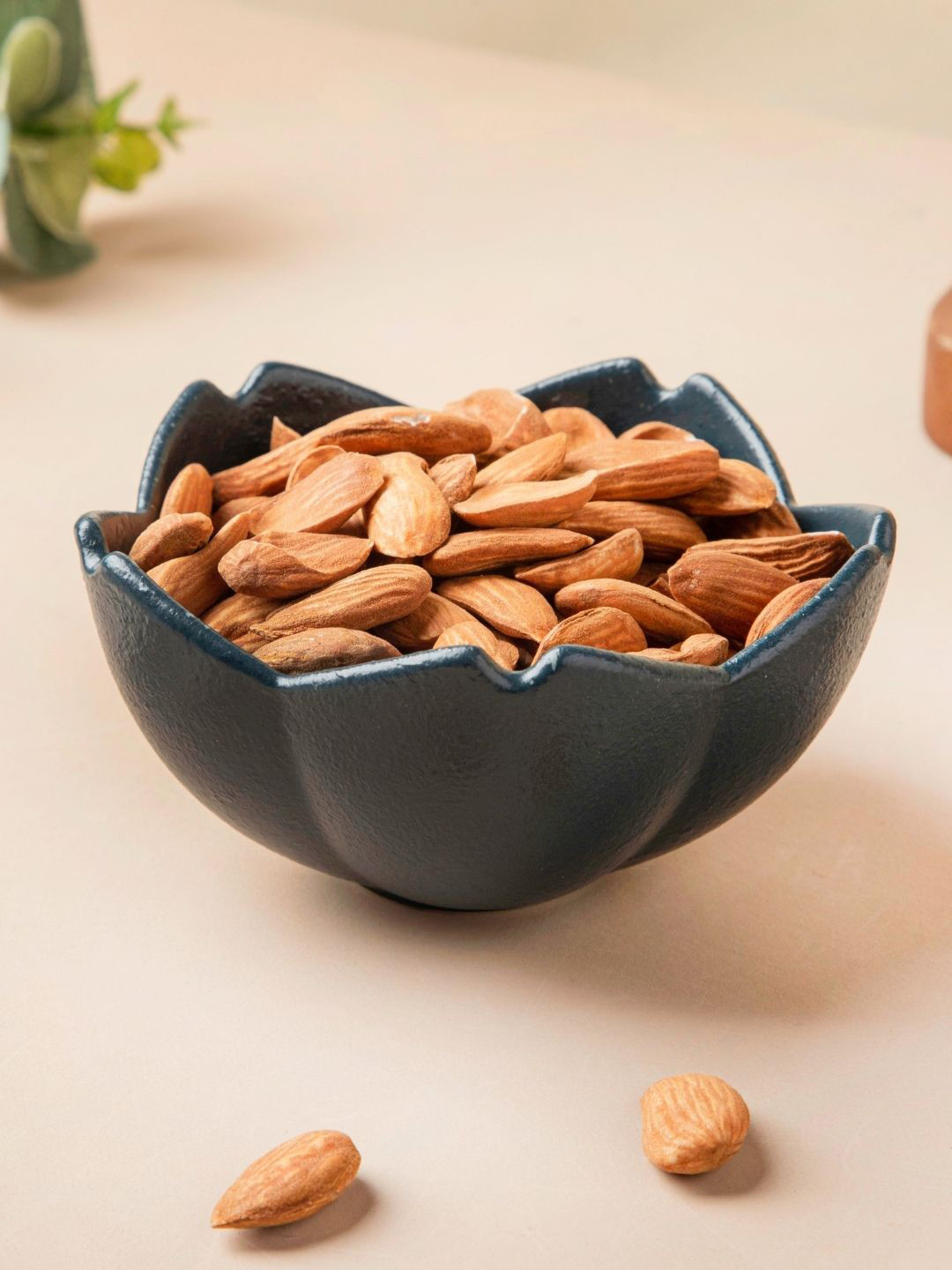 Nestasia Teal Solid Ceramic Glossy Microwave safe Pudding Bowls 150ml