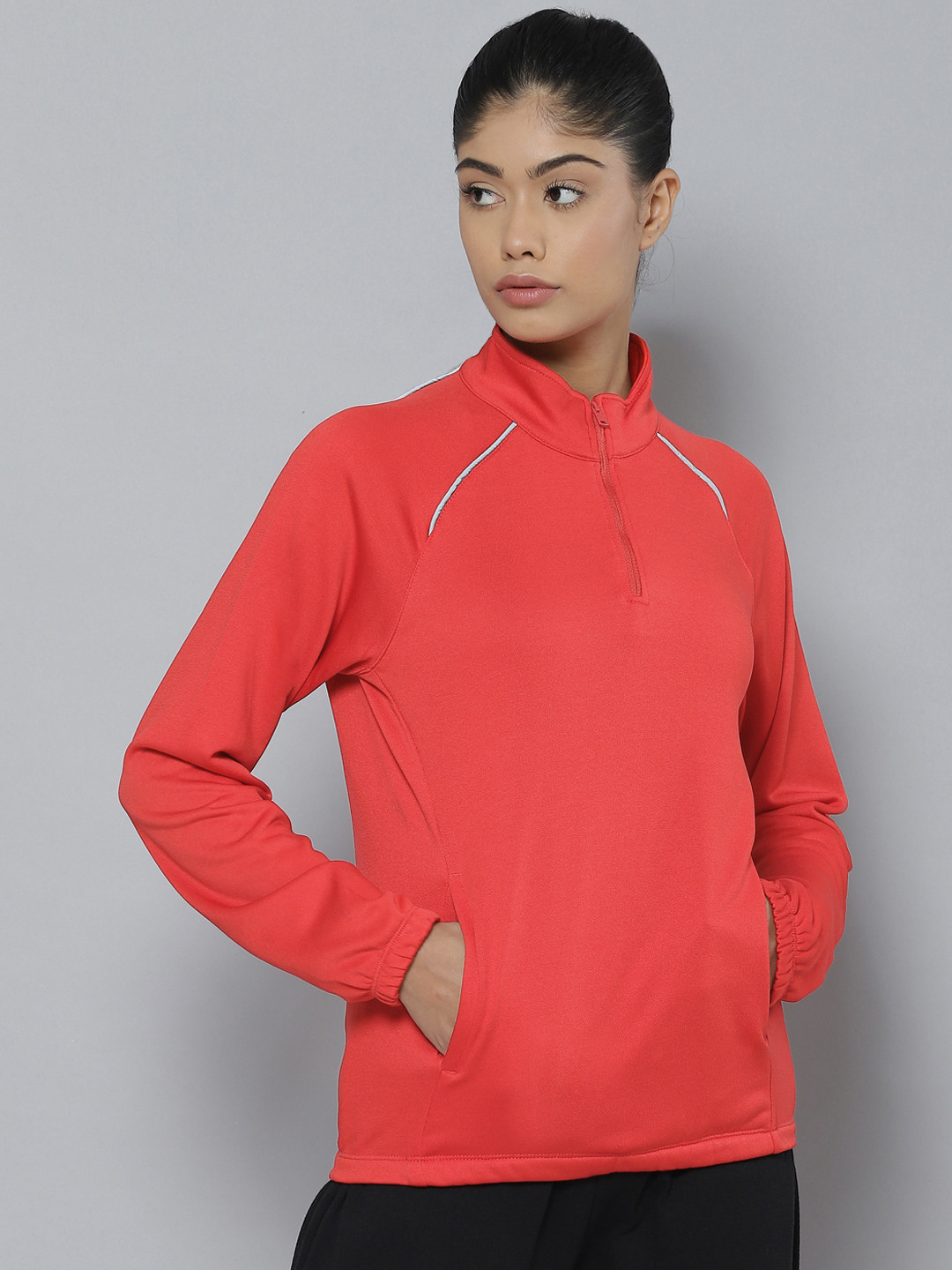 Alcis Women Red Sweatshirt