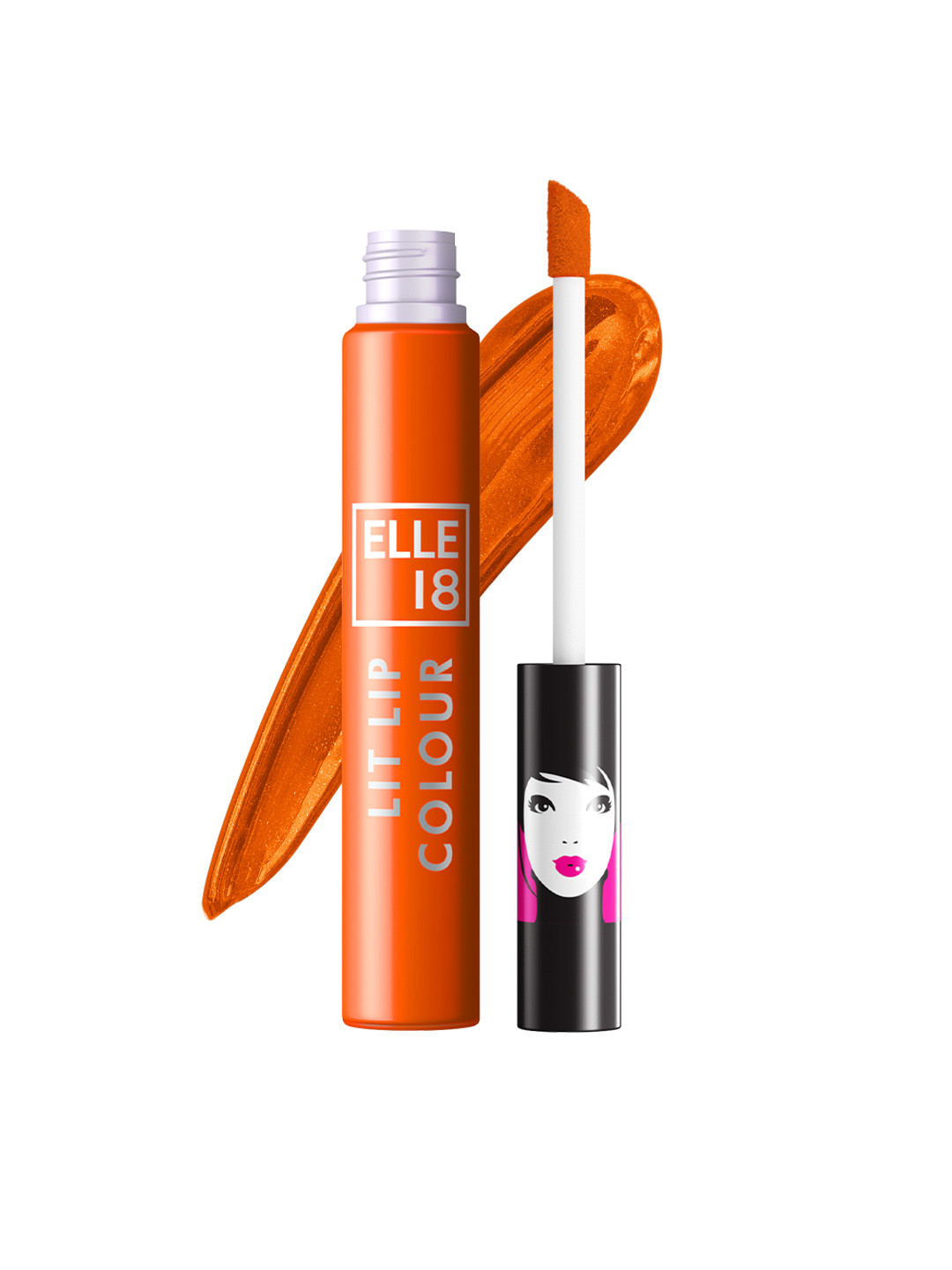 ELLE 18  Lit Lip Matte Finish Long Lasting Smudgeproof Lip Colour 5.6ml - Coral Bells