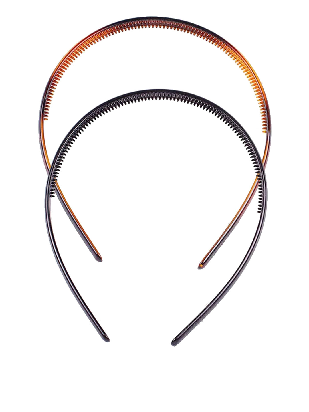 CHANDERKASH Set Of 2 Brown and Black Shade Hair Bands