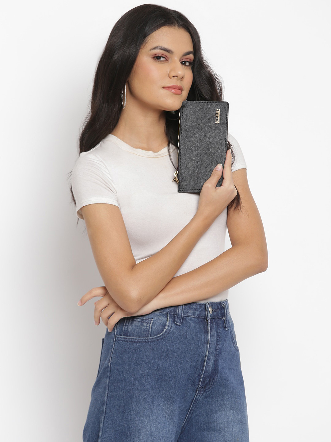 KLEIO PU Vegan Multi Card Slot Two-Fold Wallet