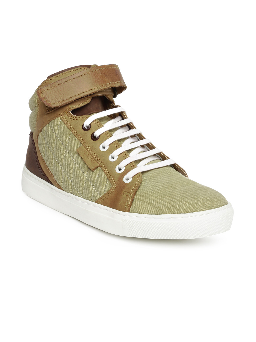 Ruosh Men Olive Green & Brown Publico4C Sneakers