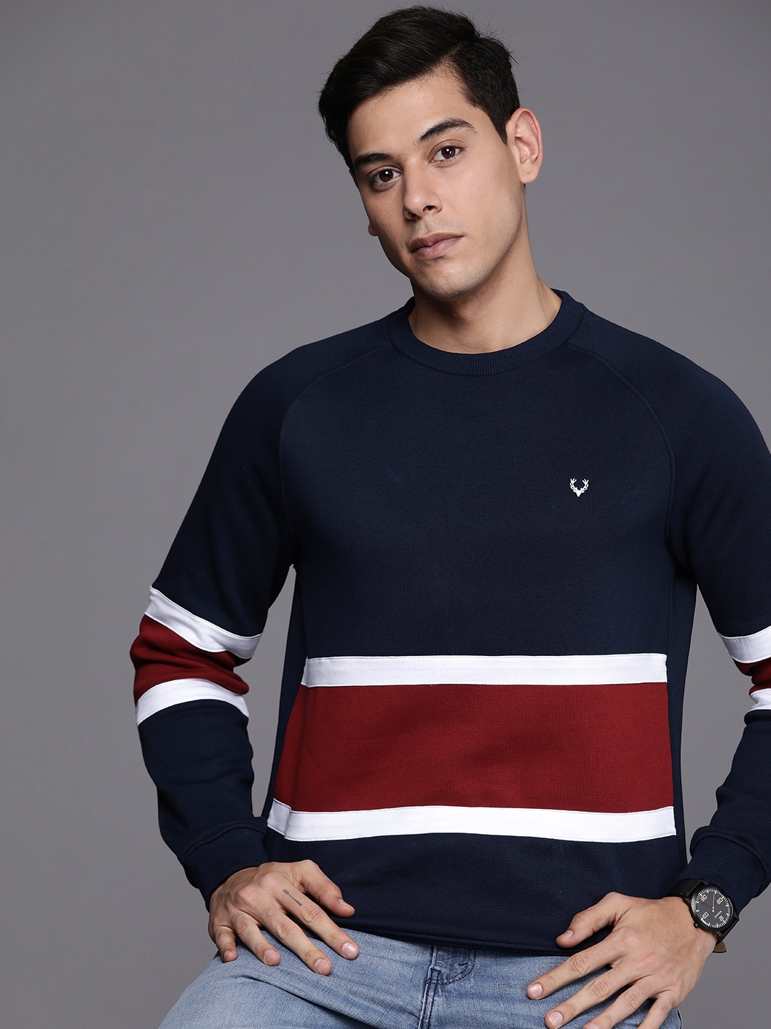 Allen solly best sale sweatshirt myntra