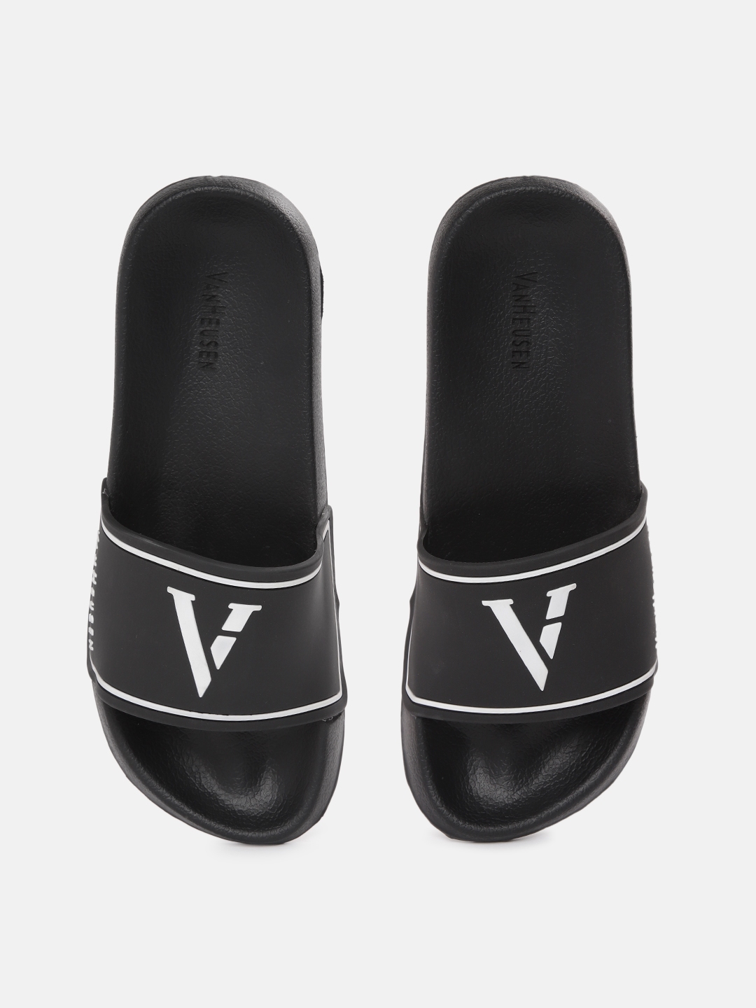 Van Heusen Men Brand Logo Print Sliders