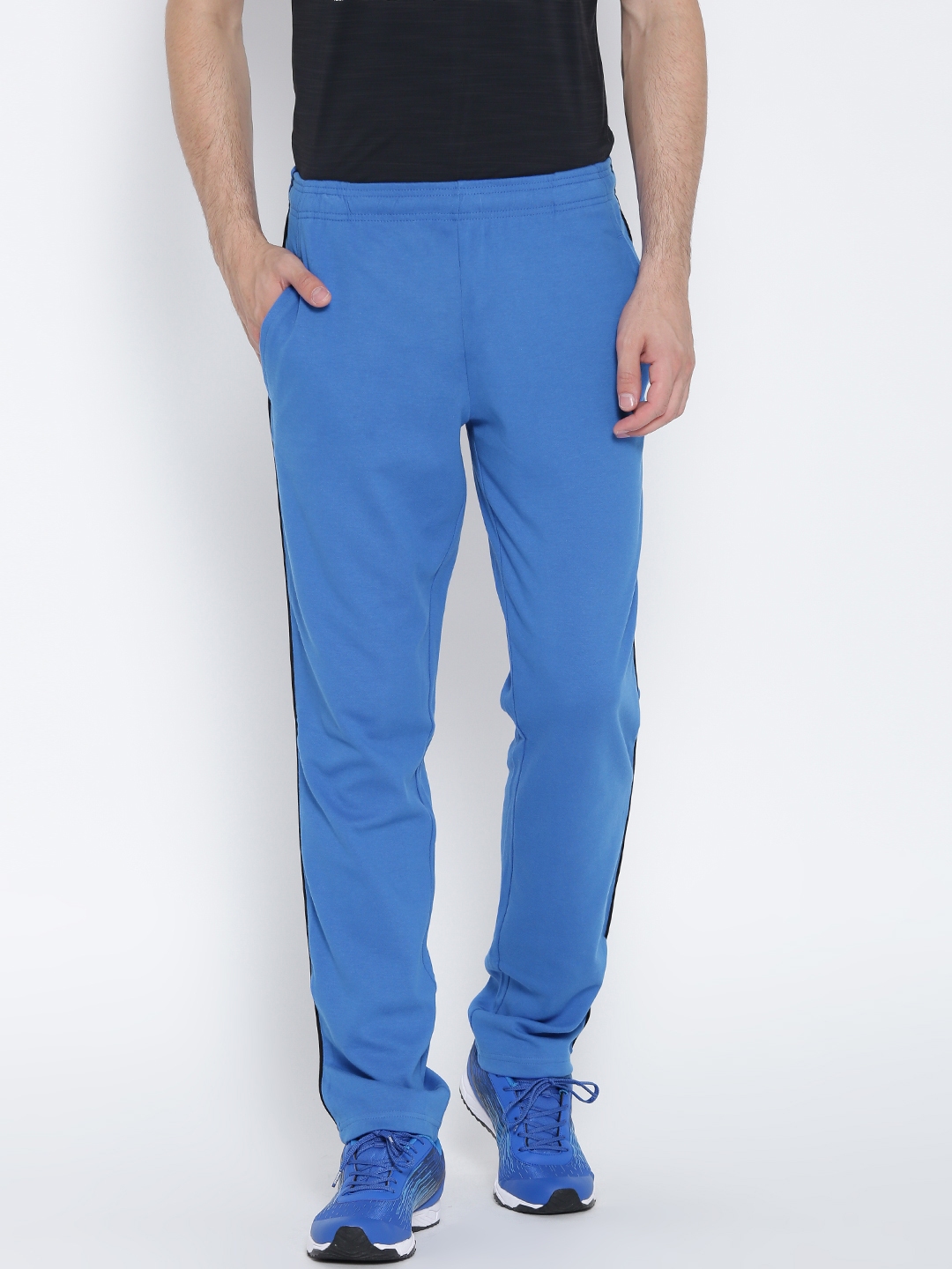 Reebok blue track pants clearance
