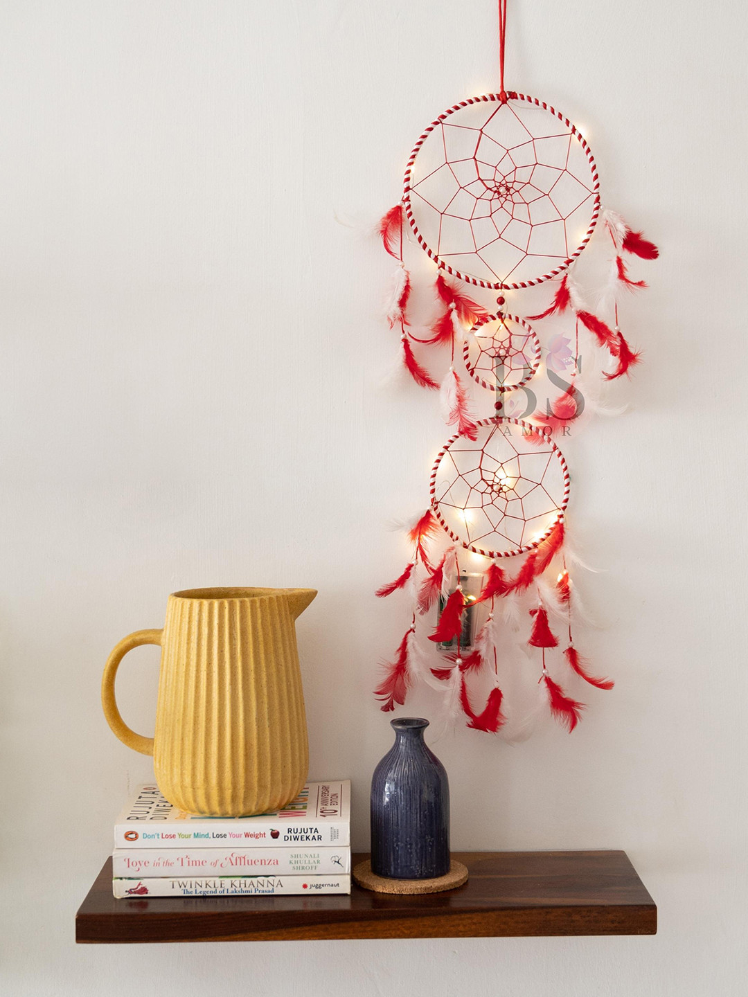 BS AMOR Red Solid Windchimes