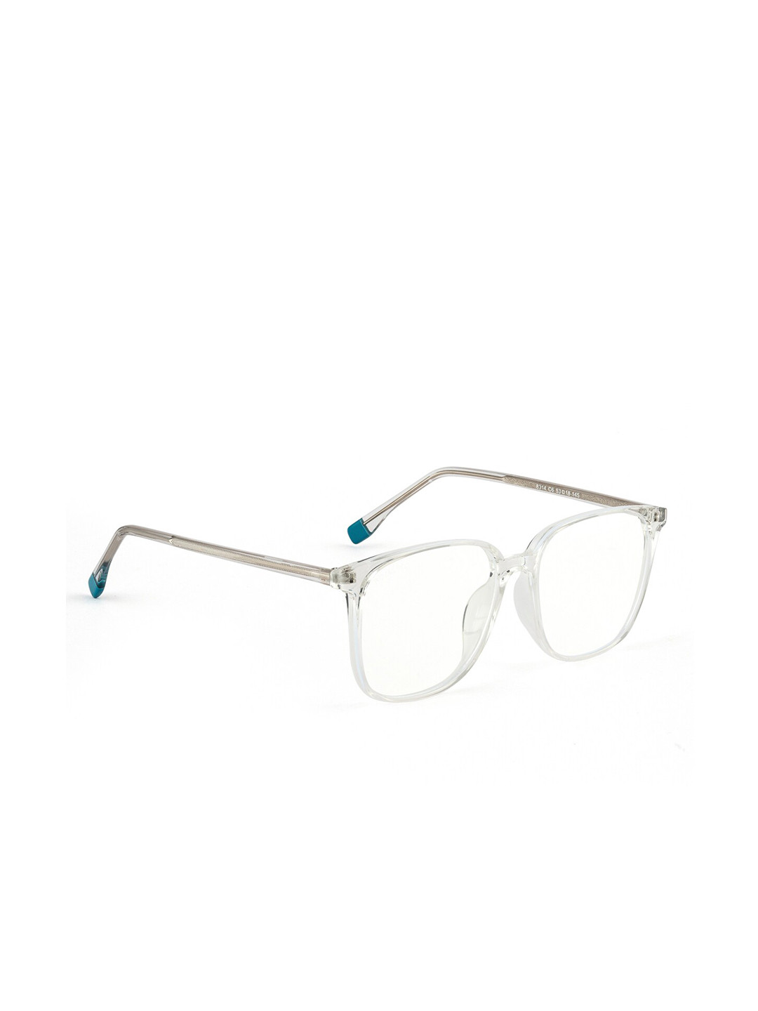 ROYAL SON Unisex Transparent Full Rim Square Frames