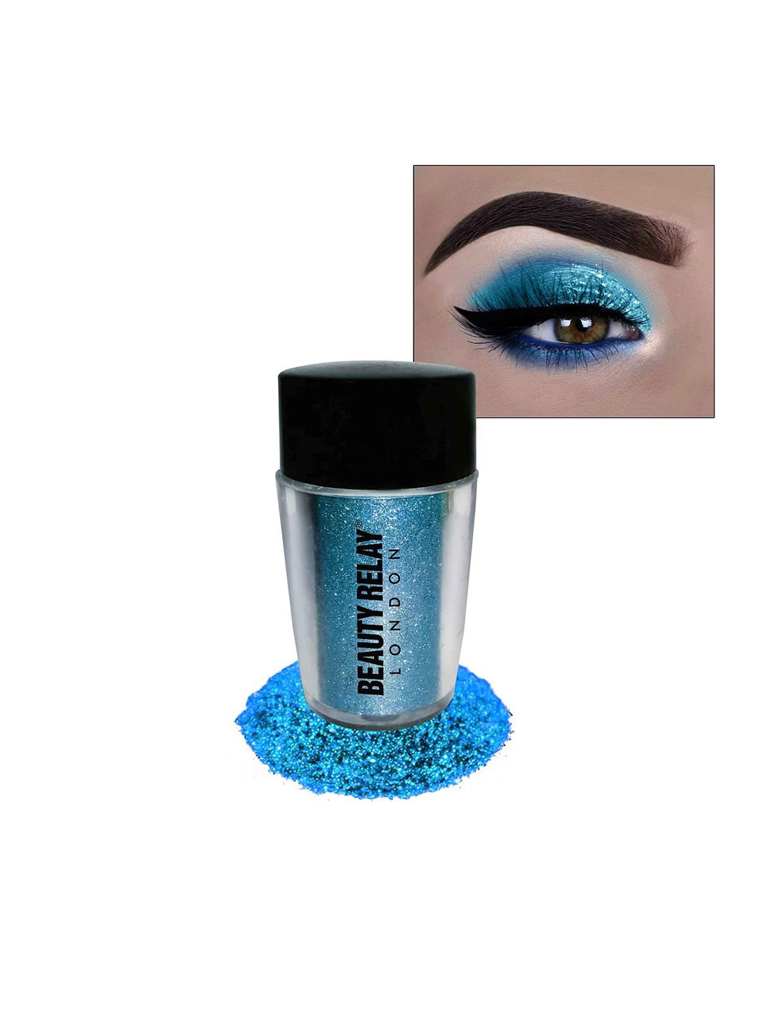 BeautyRelay London Shade Story Vivid Hue Eye Dust Sparkle Eyeshadow - Royal Blue