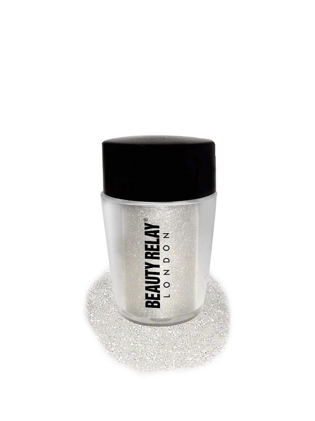 BeautyRelay London Shade Story Vivid Hue Eye Dust Sparkle Eyeshadow - Pearly White