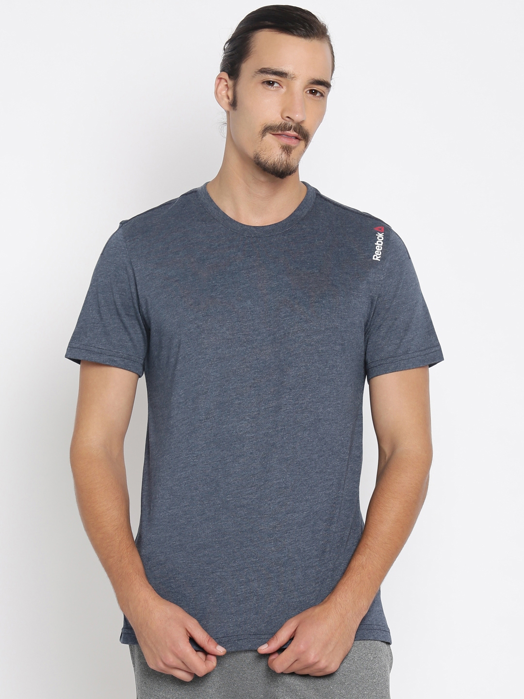 Buy Reebok Men Solid ELEMENTS T Shirt - Tshirts for Men 2036890 | Myntra