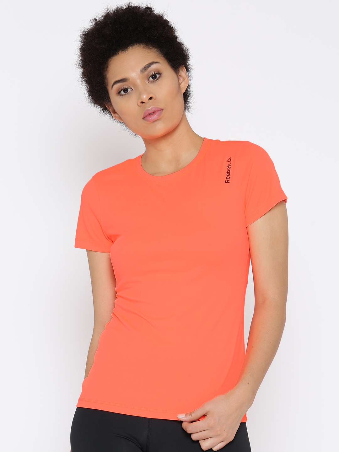 Reebok classic t deals shirts womens orange