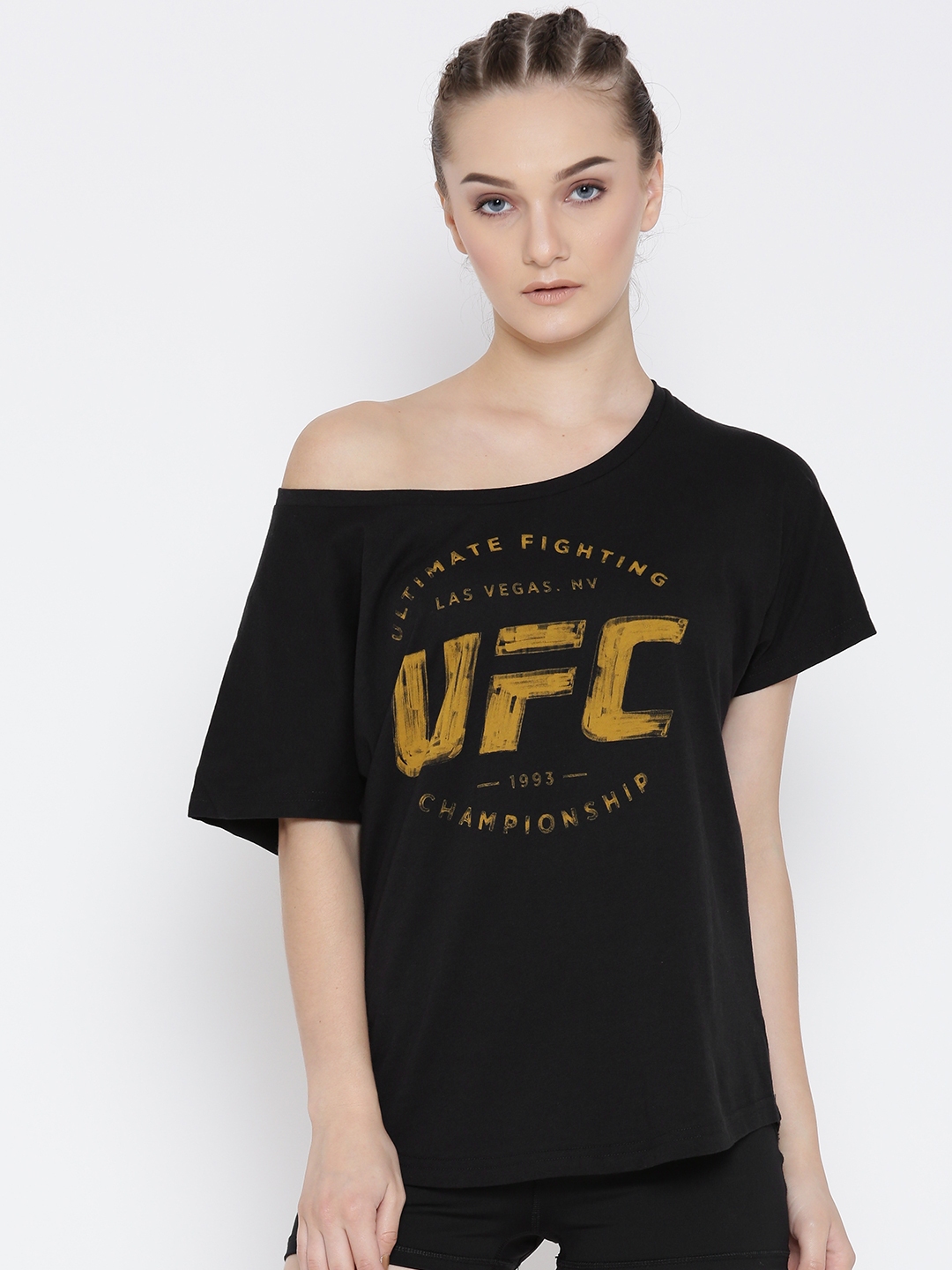 Reebok ufc t shirt womens best sale 2017