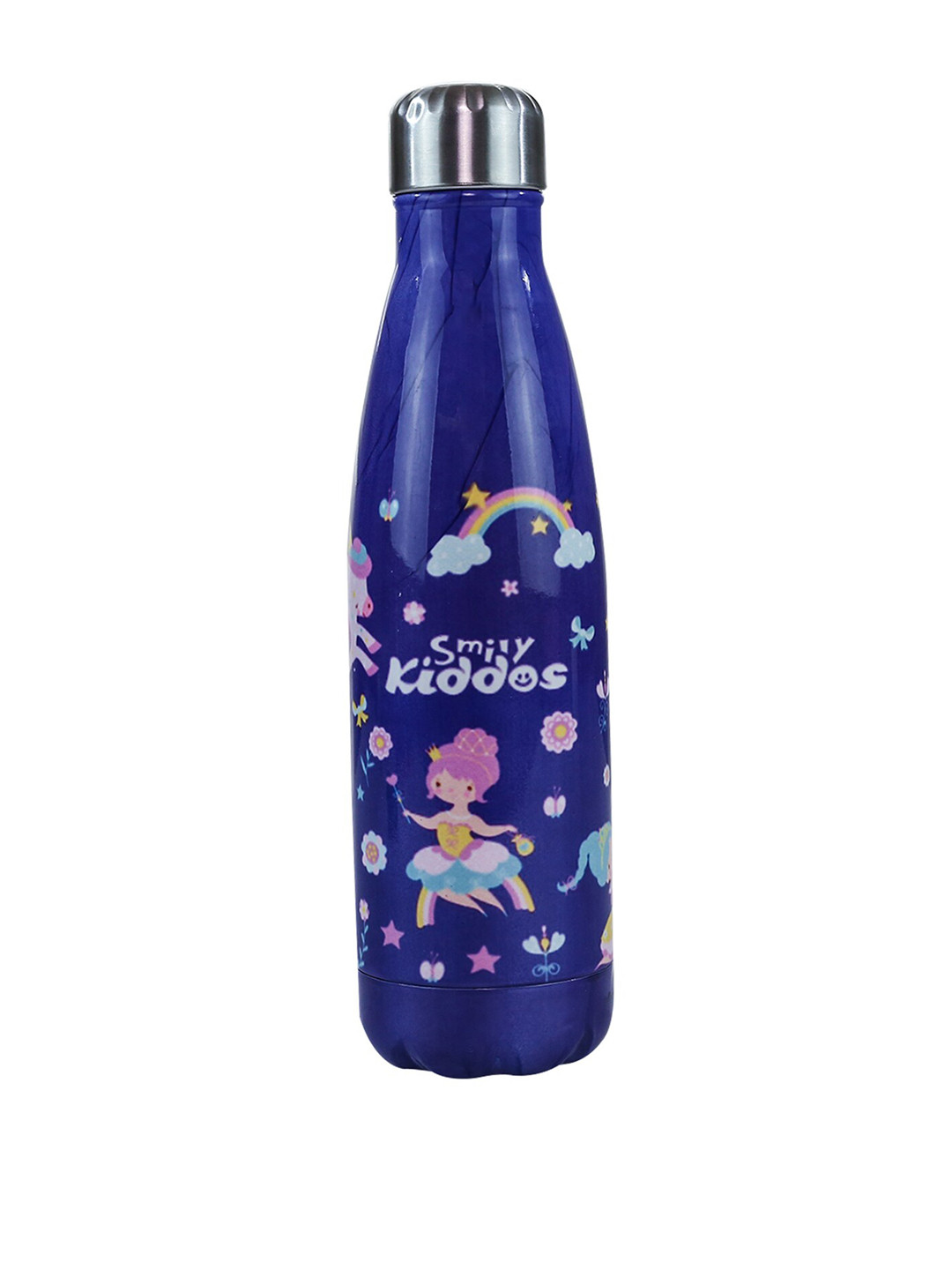 Smily Kiddos Unicorn Theme Conversational Stainless Steel Double Wall Vacuum Flask - 500ml