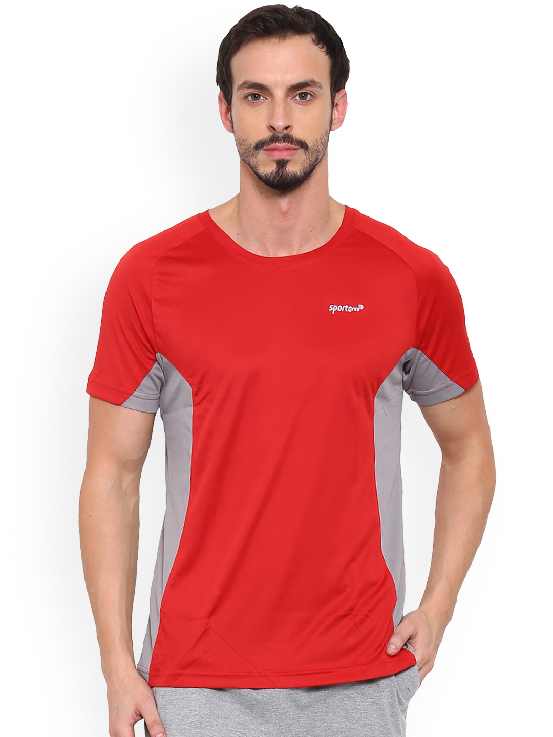 sporto red t shirt