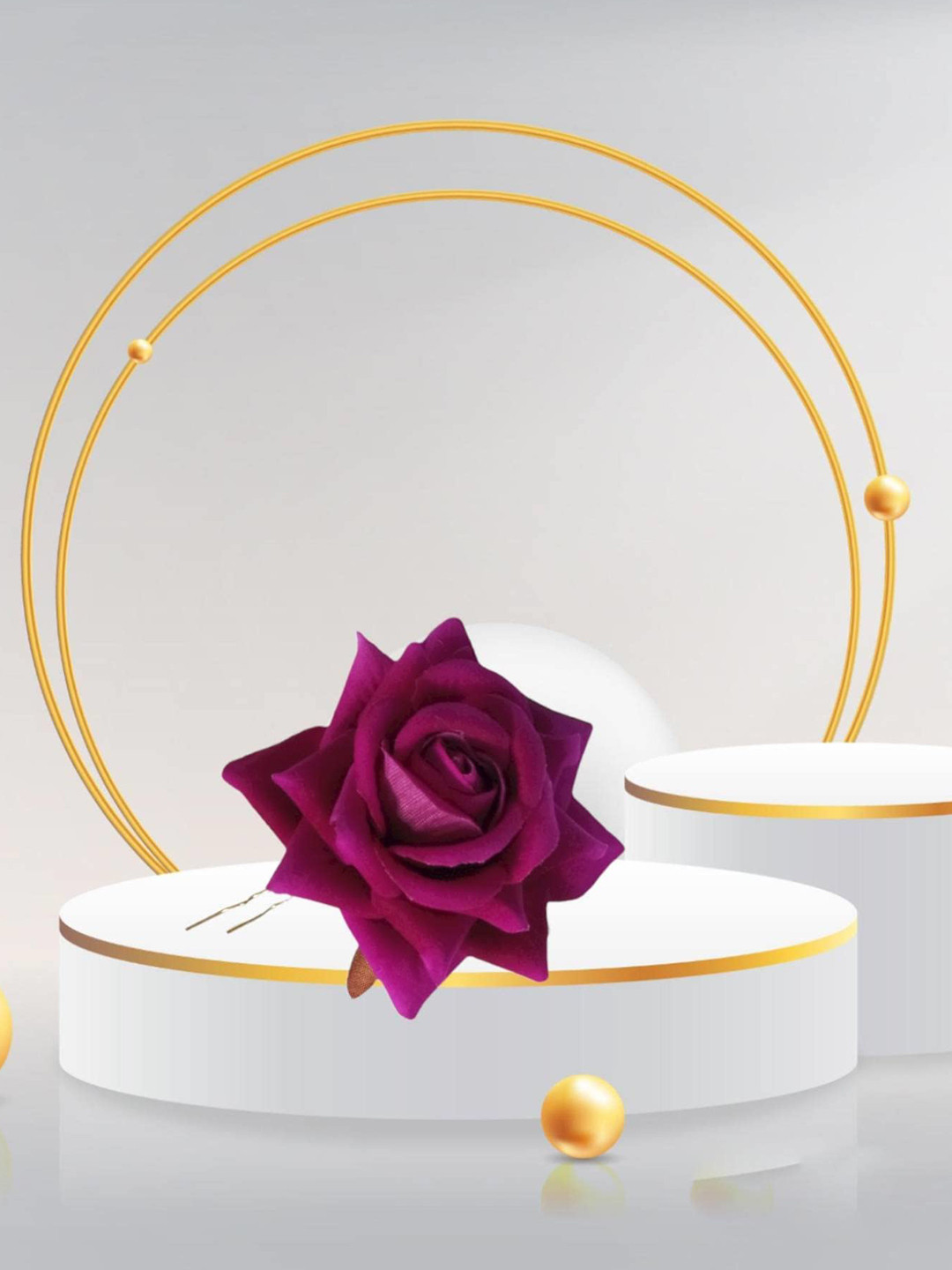 LYF5STAR Women Purple Set of 6 U Pins