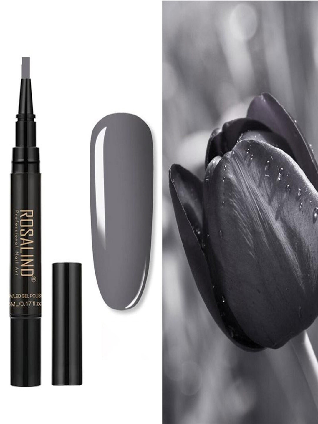 ROSALIND UV LED Light to Cure Gel Pen Nail Polish 5 ml - Shade 48