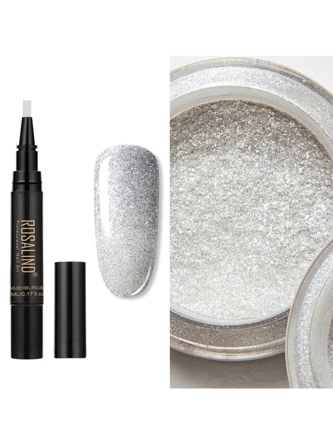 ROSALIND UV LED Light to Cure Gel Pen Nail Polish 5 ml - Shade 07