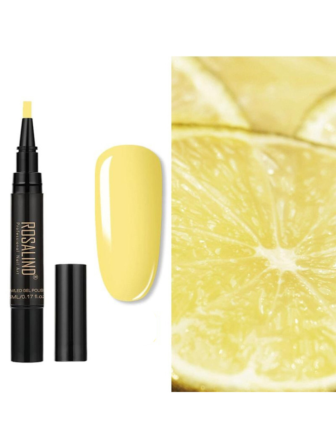 ROSALIND UV LED Light to Cure Gel Pen Nail Polish 5 ml - Shade 26