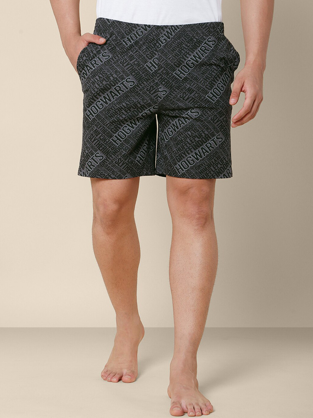 Free Authority Men Grey Harry Potter Printed Boxer