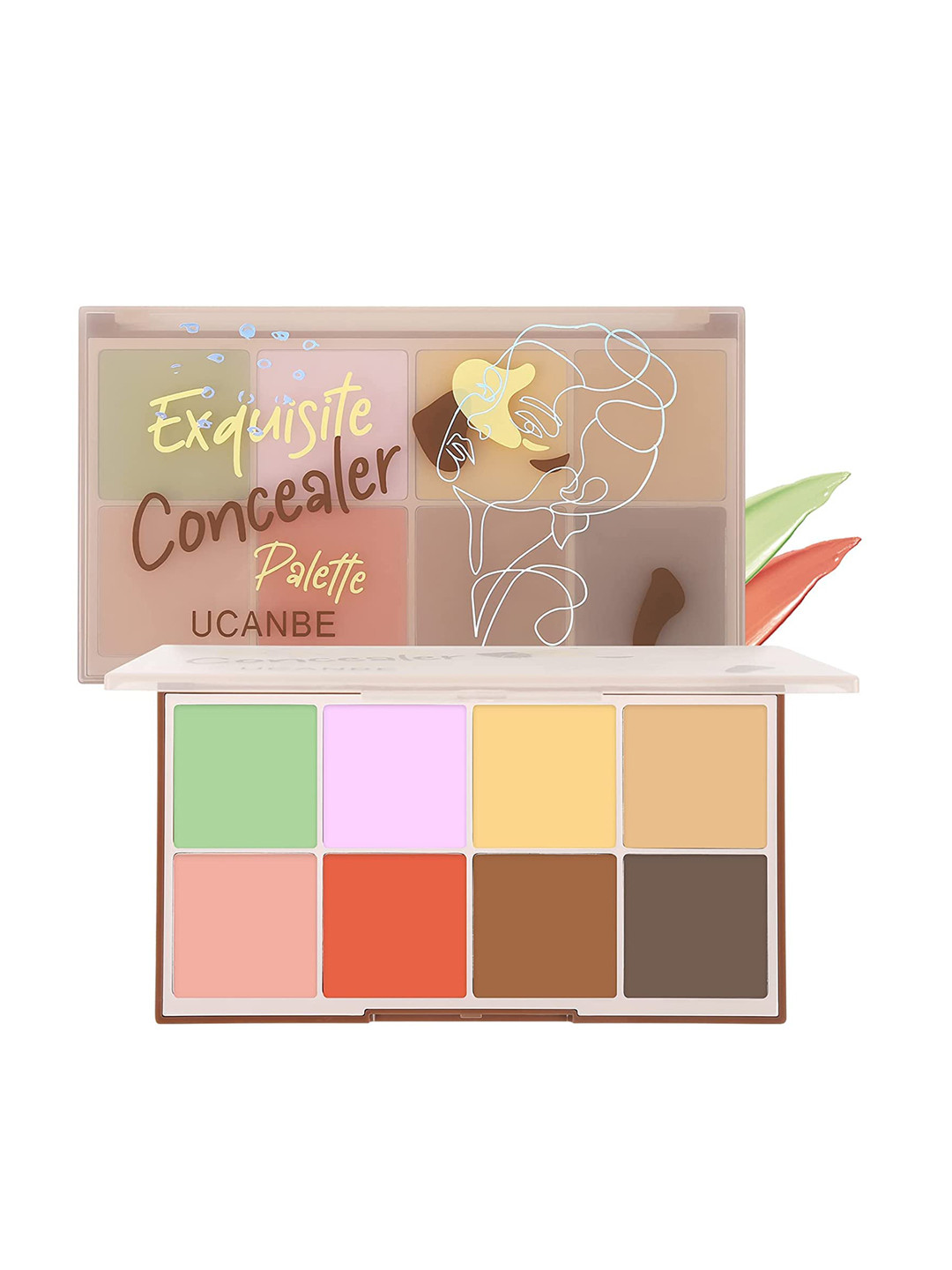 UCANBE Long-Lasting Exquisite Concealer & Shaping Palette 24.8 g - Shade 01
