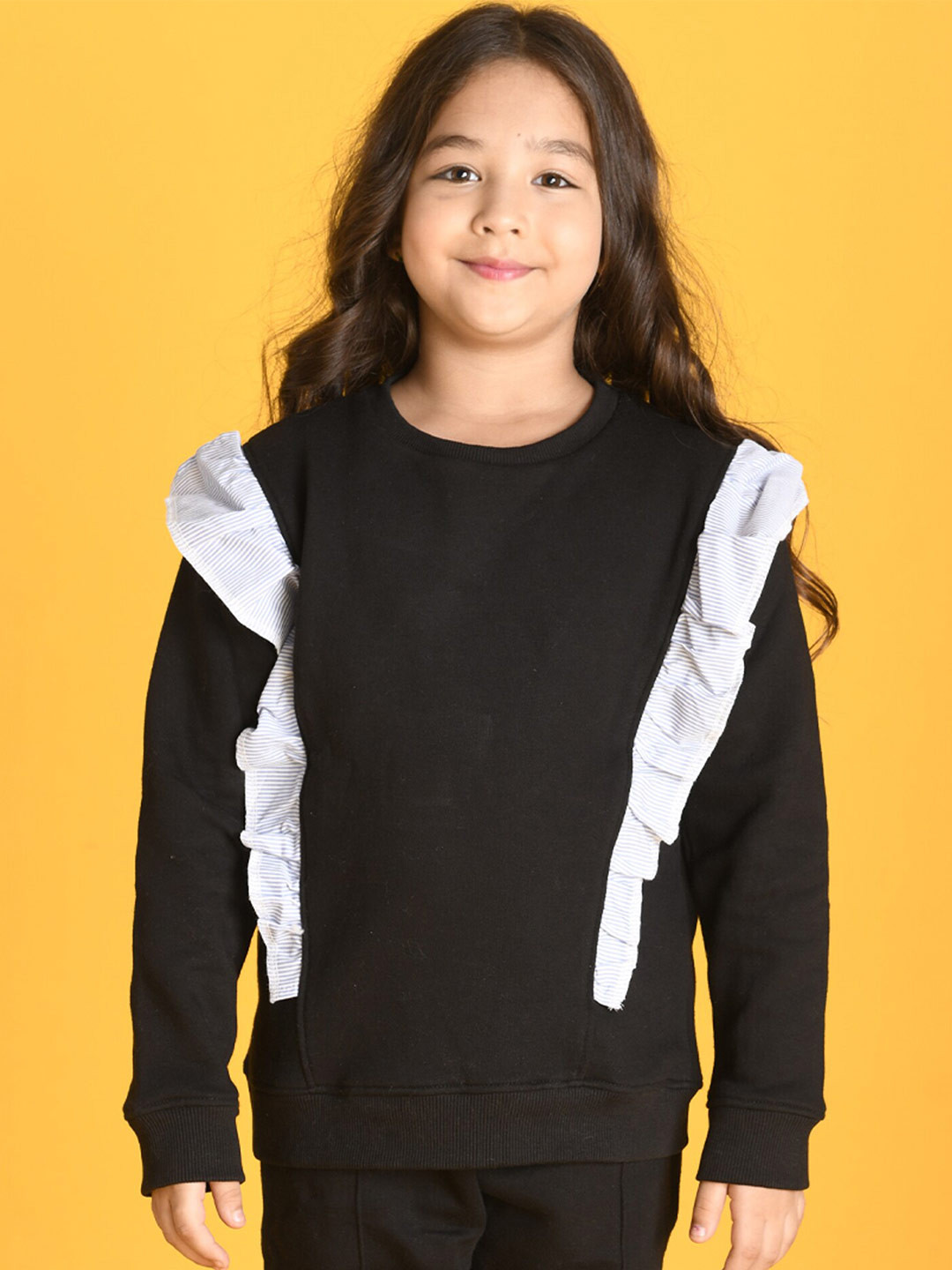 Anthrilo Girls Red Fleece Sweatshirt