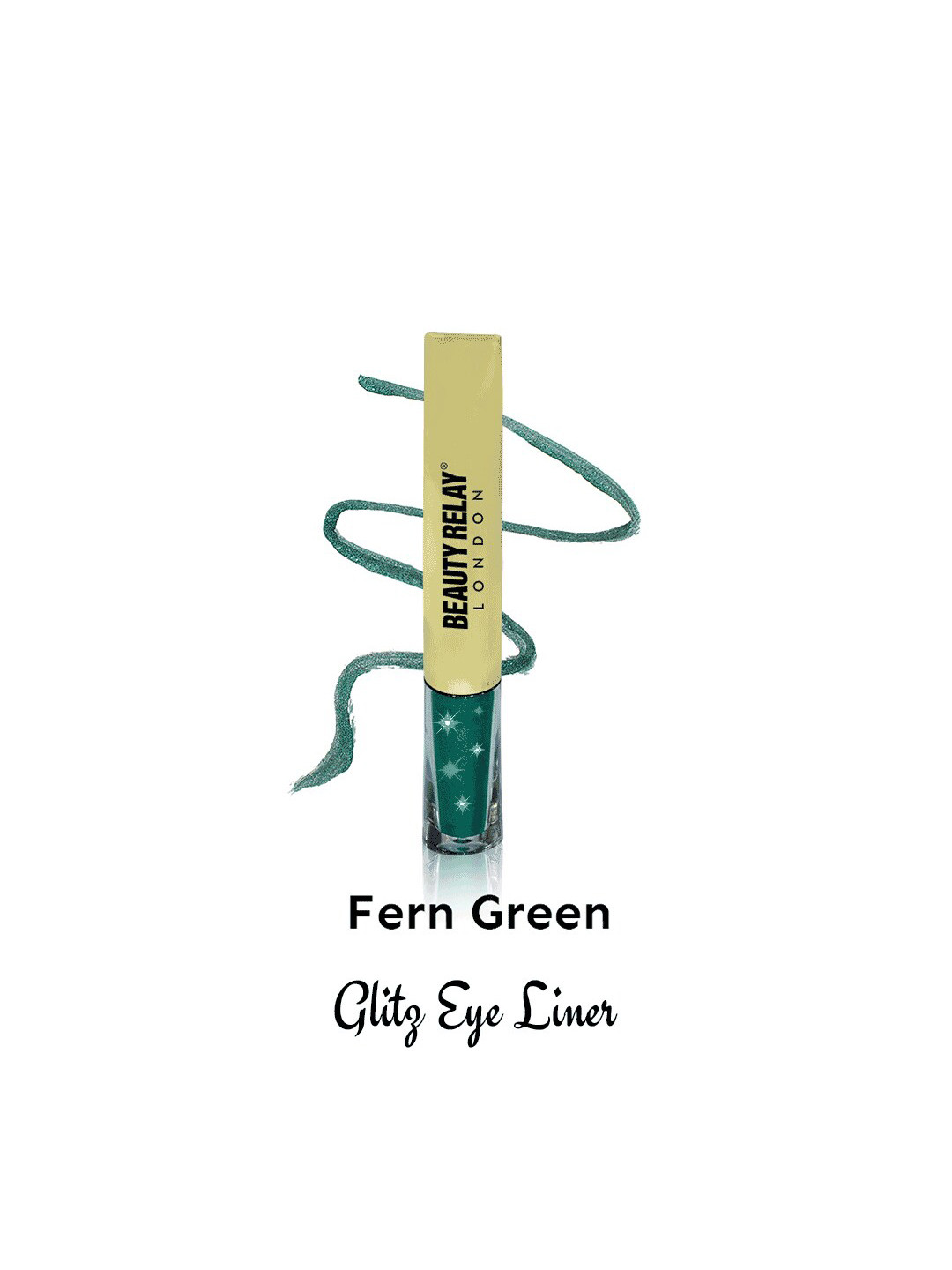 BeautyRelay London Glitz Eye Liner 2.5 ml - Make Your Eyes Twinkle Fern Green