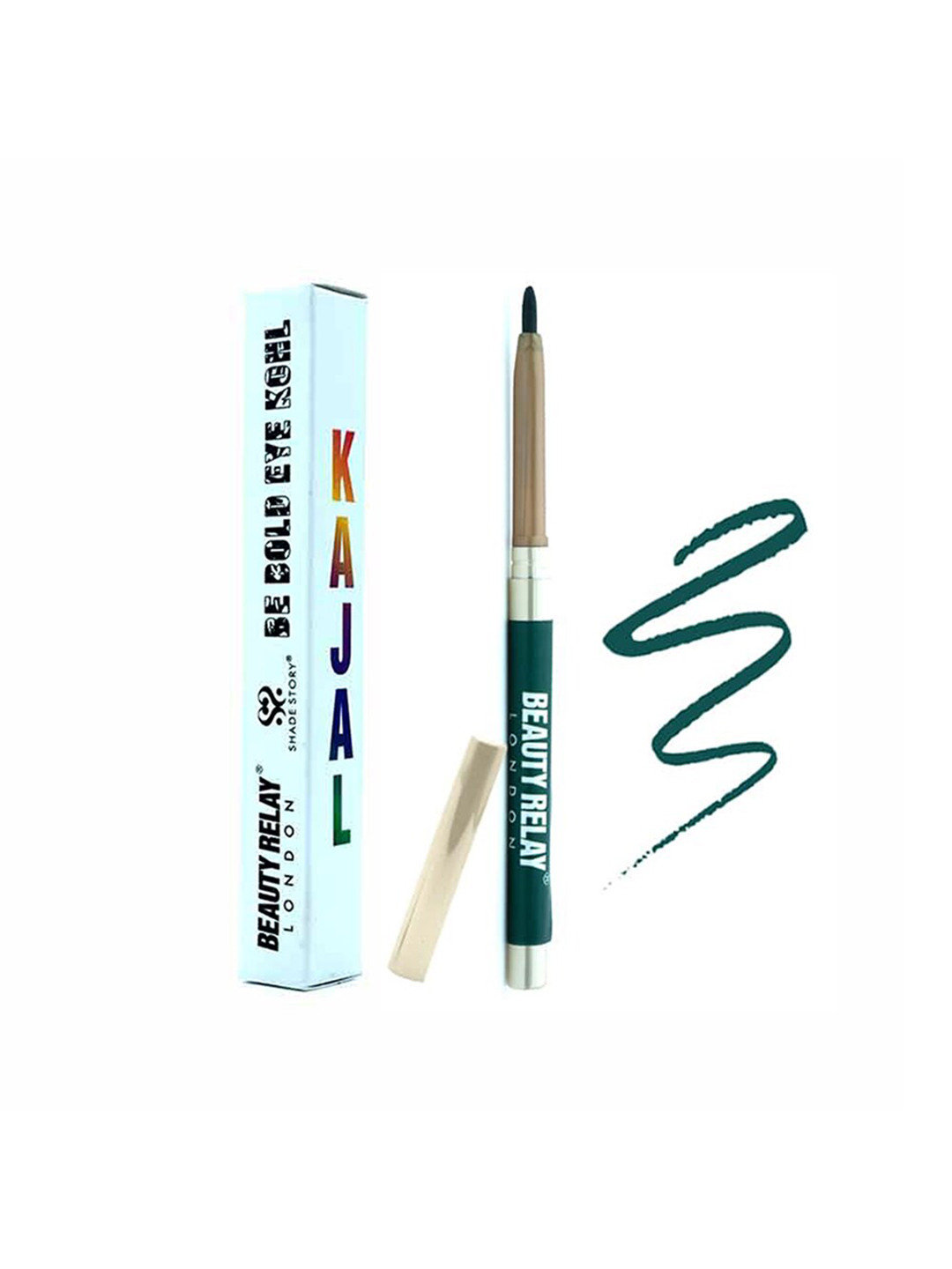 BeautyRelay London Be Bold Eye Kohl Kajal Pencil 0.27g - Forest Green
