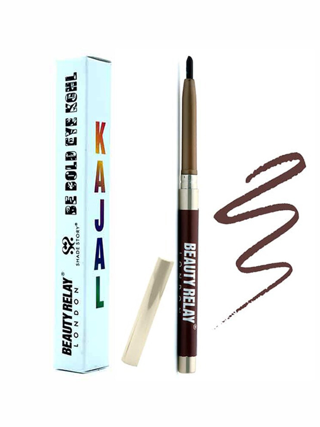 BeautyRelay London Be Bold Eye Kohl Kajal Pencil 0.27g - Mocha Brown