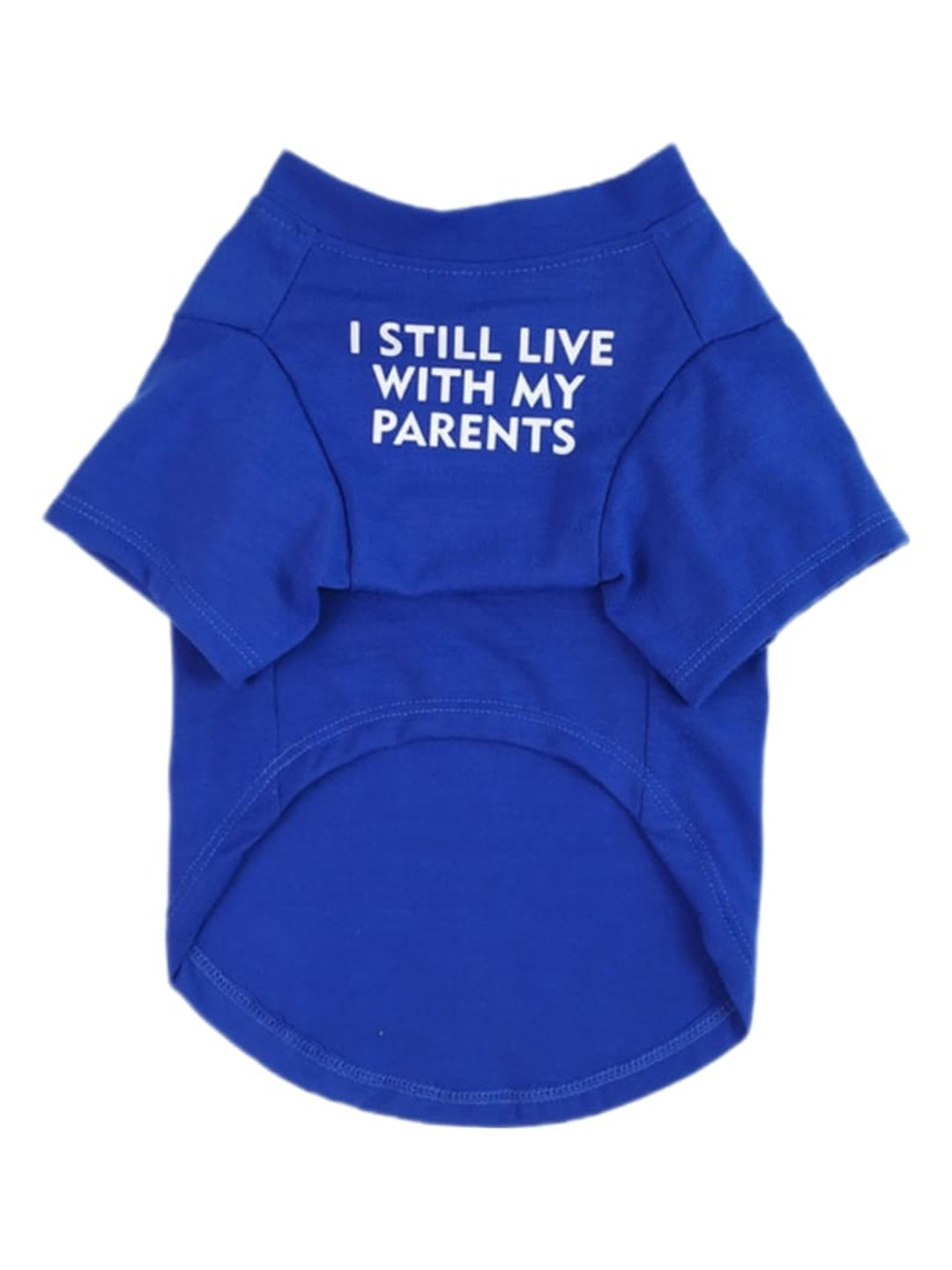 PAWCHIE Blue Printed Cotton Dog Tshirts