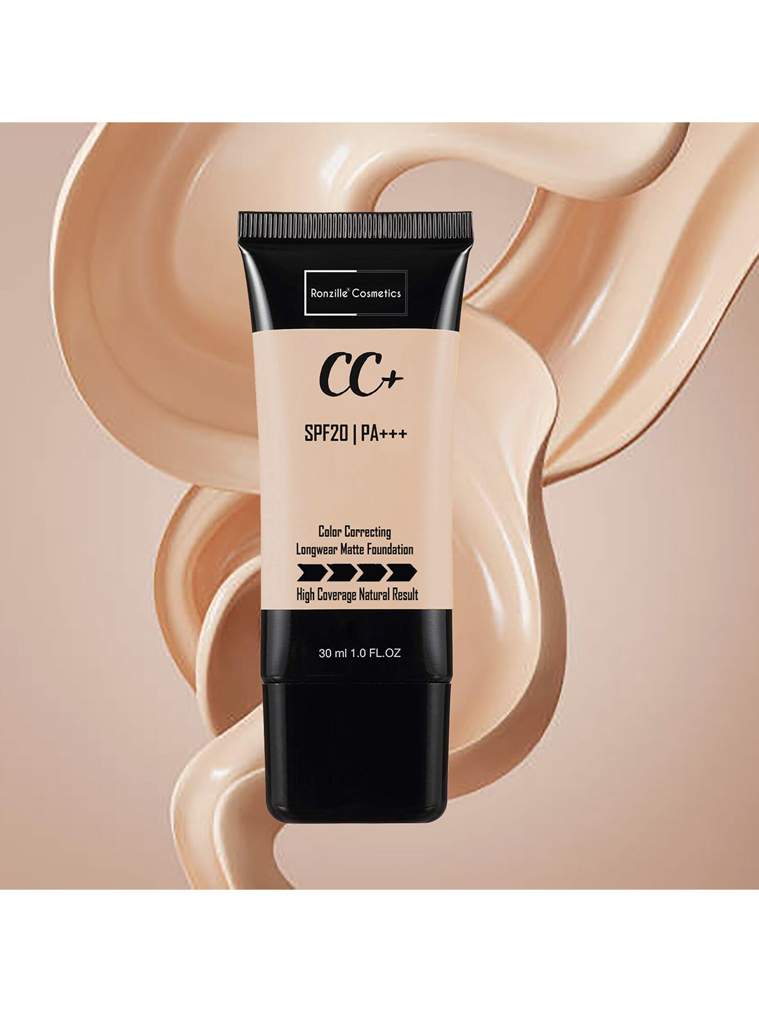 Ronzille Color Correcting Longwear Make-up Base Foundation - 02 , 30ml