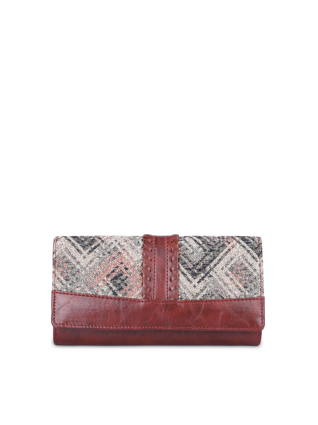 THE CLOWNFISH Serina White & Maroon Abstract Envelope