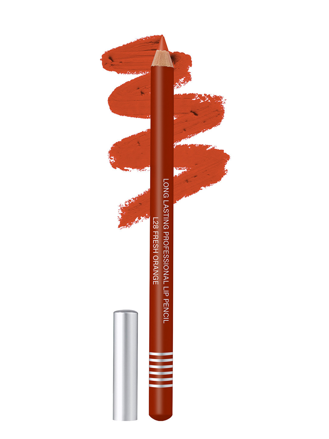 Colors Queen Non Transfer Long Lasting Matte Lip Liner - Fresh Orange L-28