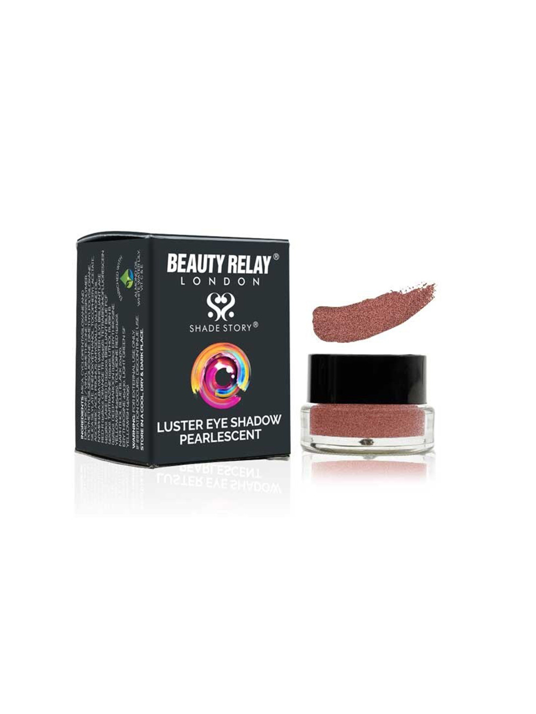 BeautyRelay London Shade Story Luster Pearlescent Sparkle Smooth & Silky Eye Shadow - Paparazza