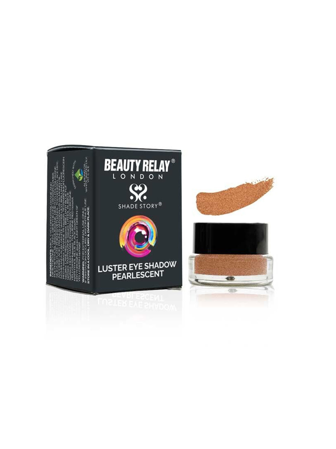 BeautyRelay London Shade Story Luster Pearlescent Sparkle Smooth & Silky Eye Shadow - Nude