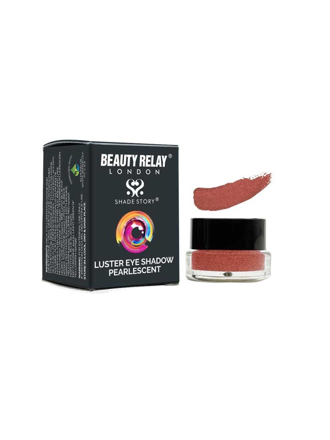BeautyRelay London Shade Story Luster Pearlescent Sparkle Smooth & Silky Eye Shadow - Bronze