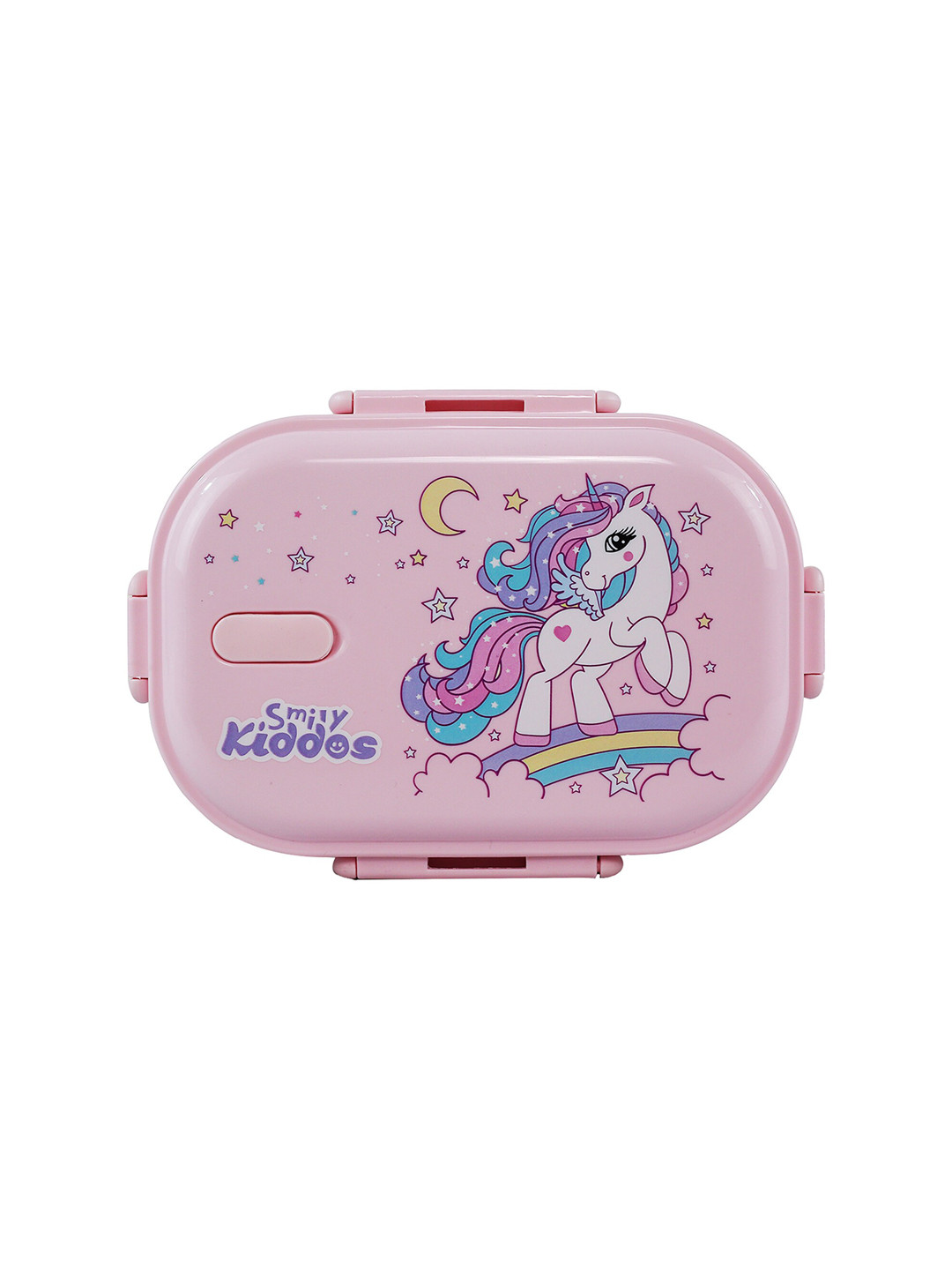 Smily Kiddos Purple & Pink Kids Printed Stainless Steel Lunch Box
