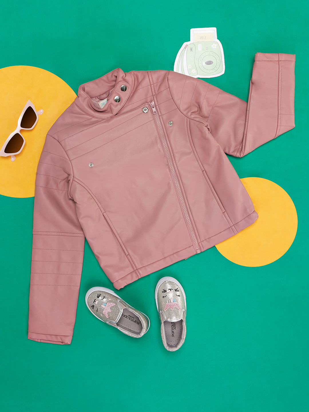 Pantaloons Junior Girls Brown Tailored Jacket