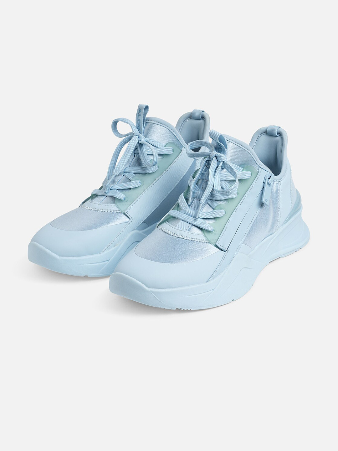 ALDO Women Blue Lace-Up Sneakers