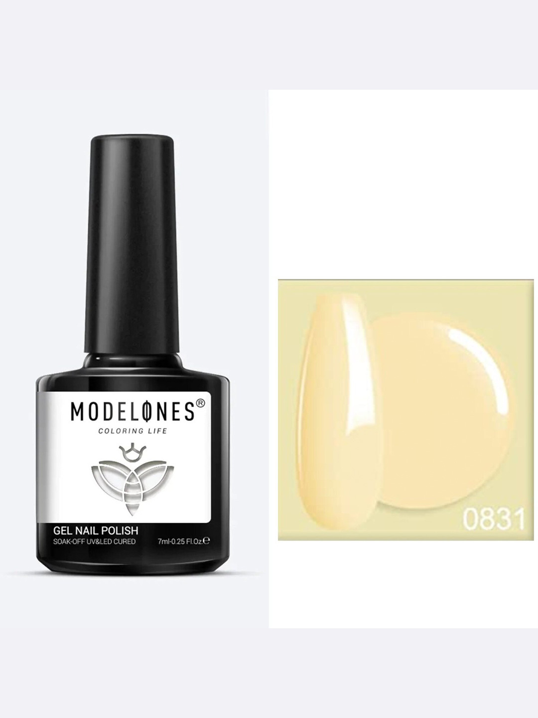 Modelones UV LED Cured Soak-Off Gel Nail Polish 7 ml- Shade-0831