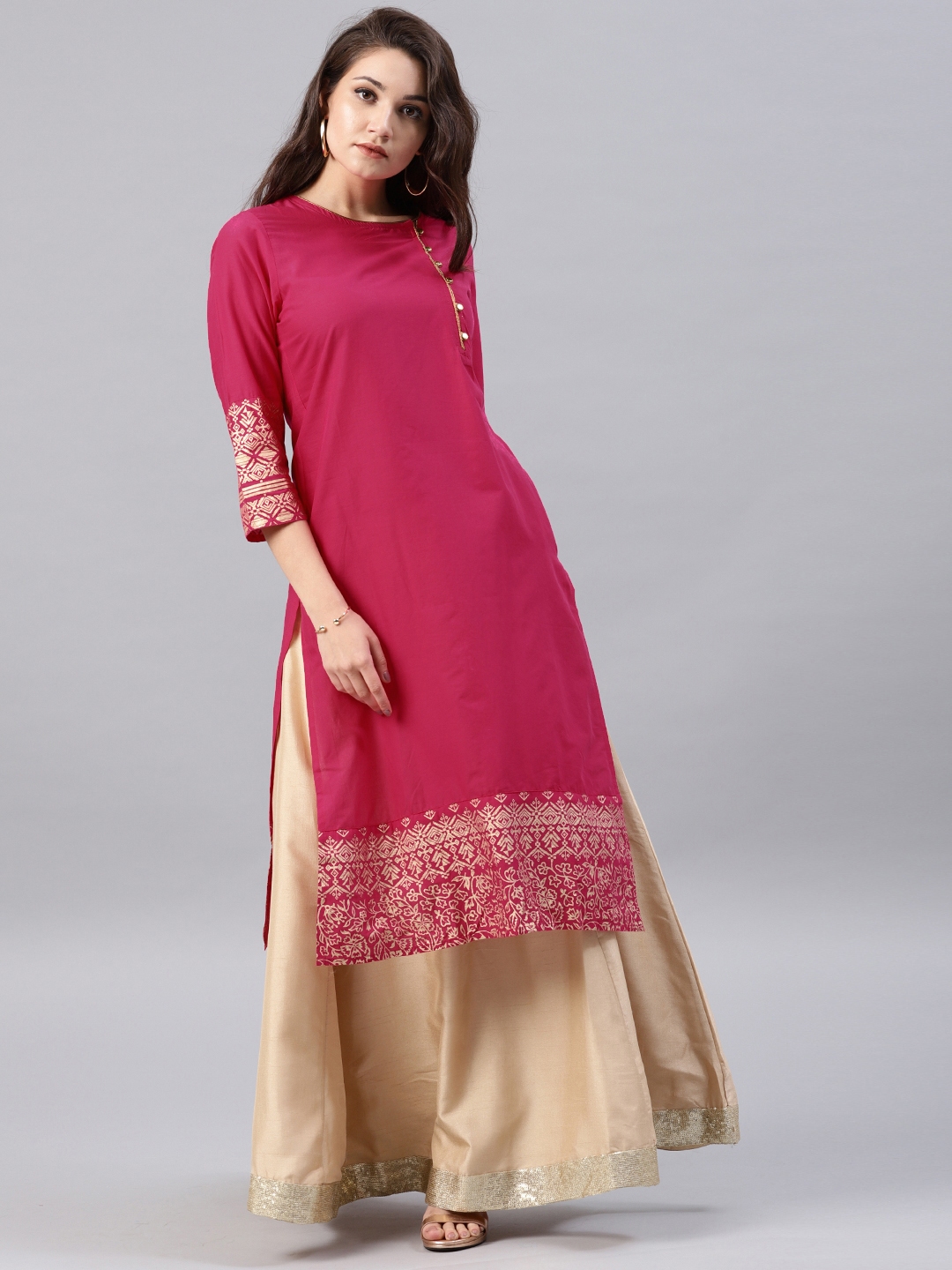 Plain Beige Color Women's Dress, Handwash, Casual Wear at Rs 1050 in Jaipur